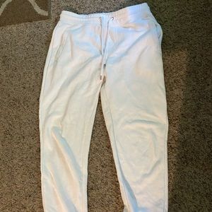 Forever 21 White Sweatpants